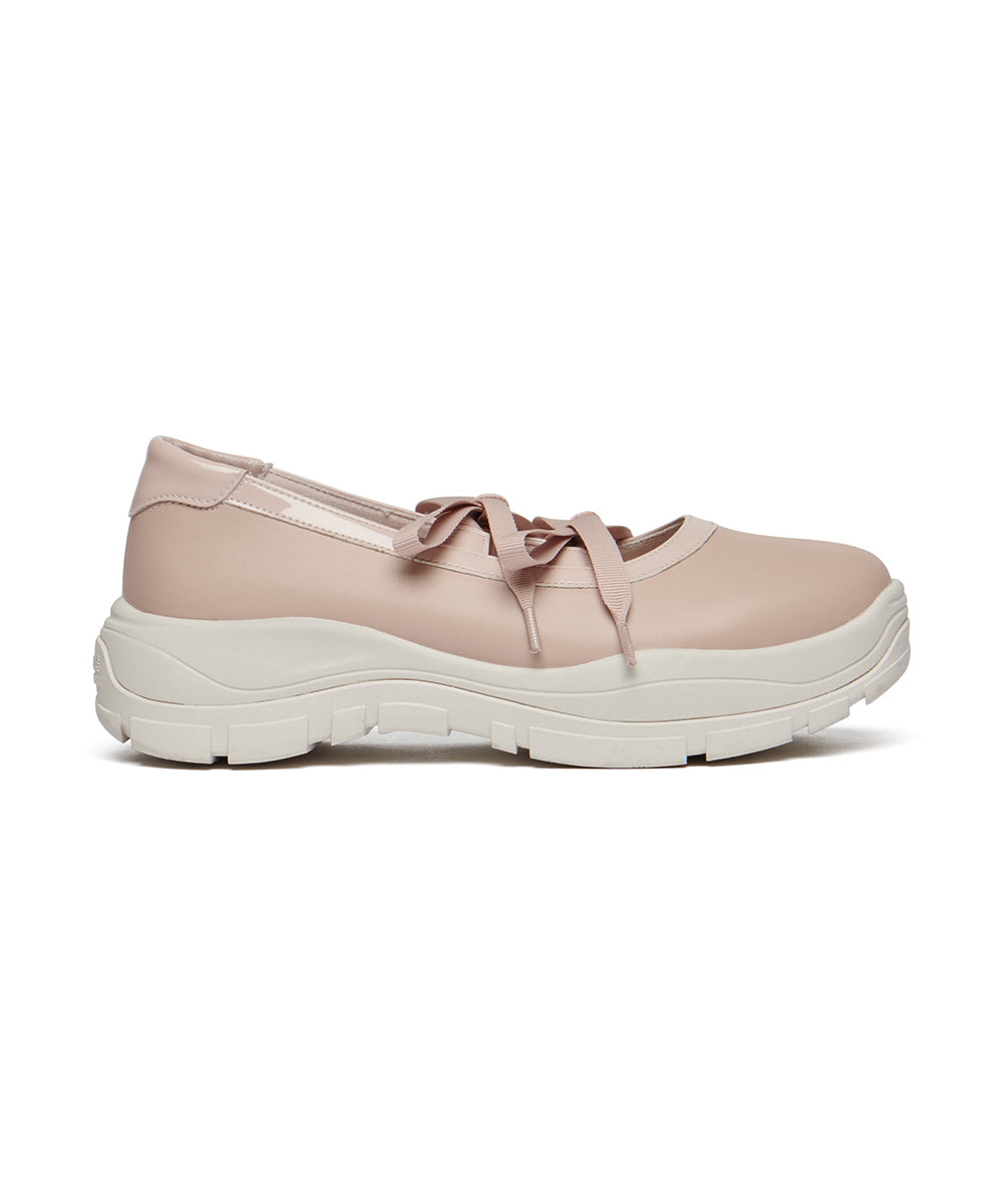 FLATFORM RIBBON MARYJANE - BEIGE UK3.5(230)