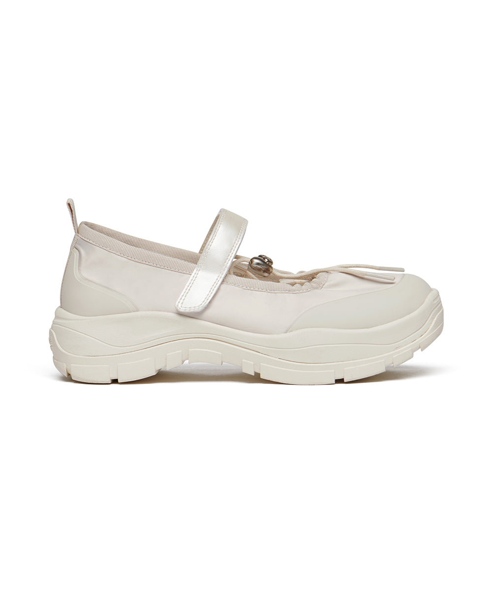 FLATFORM STRING MARYJANE - CREAM UK3.5(230)
