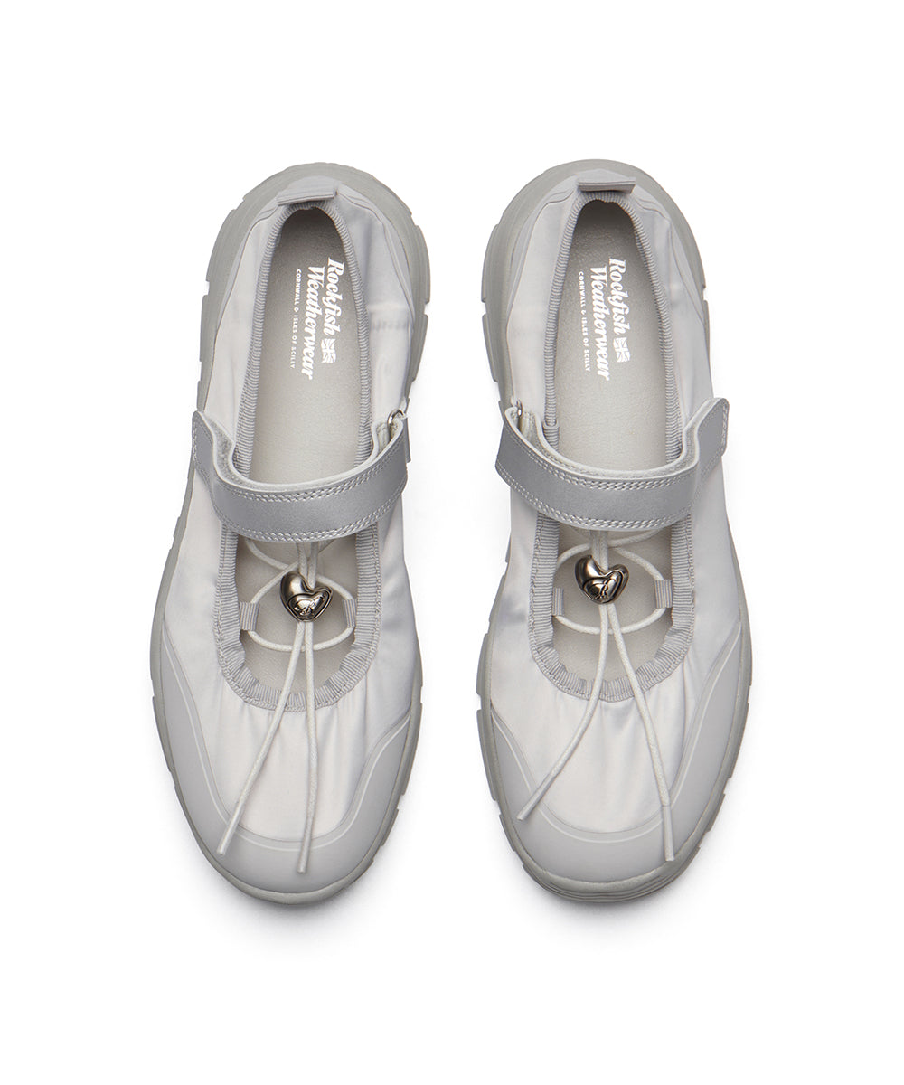 FLATFORM STRING MARYJANE - LIGHT GREY UK3.5(230)