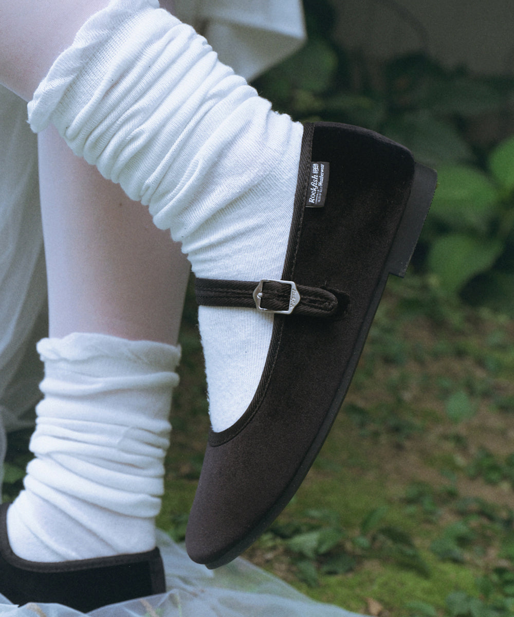 NEW BELLA QUILTED MARYJANE - DARK BROWN UK3.5(230)