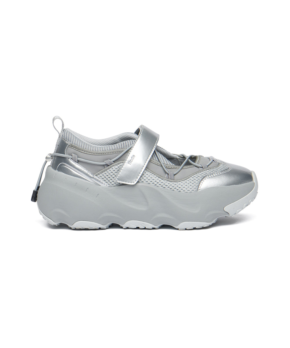 BRYN VELCRO SENAKERS V2 - SILVER UK3.5(230)