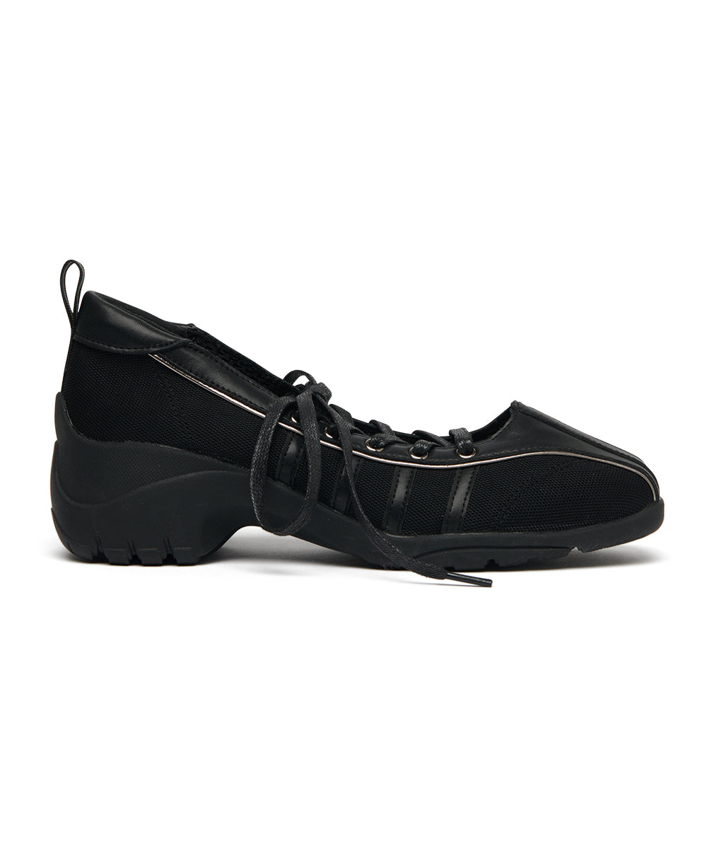 BLISS PLATFORM LACEUP SNEAKERS - BLACK(BK) UK3.5(230)