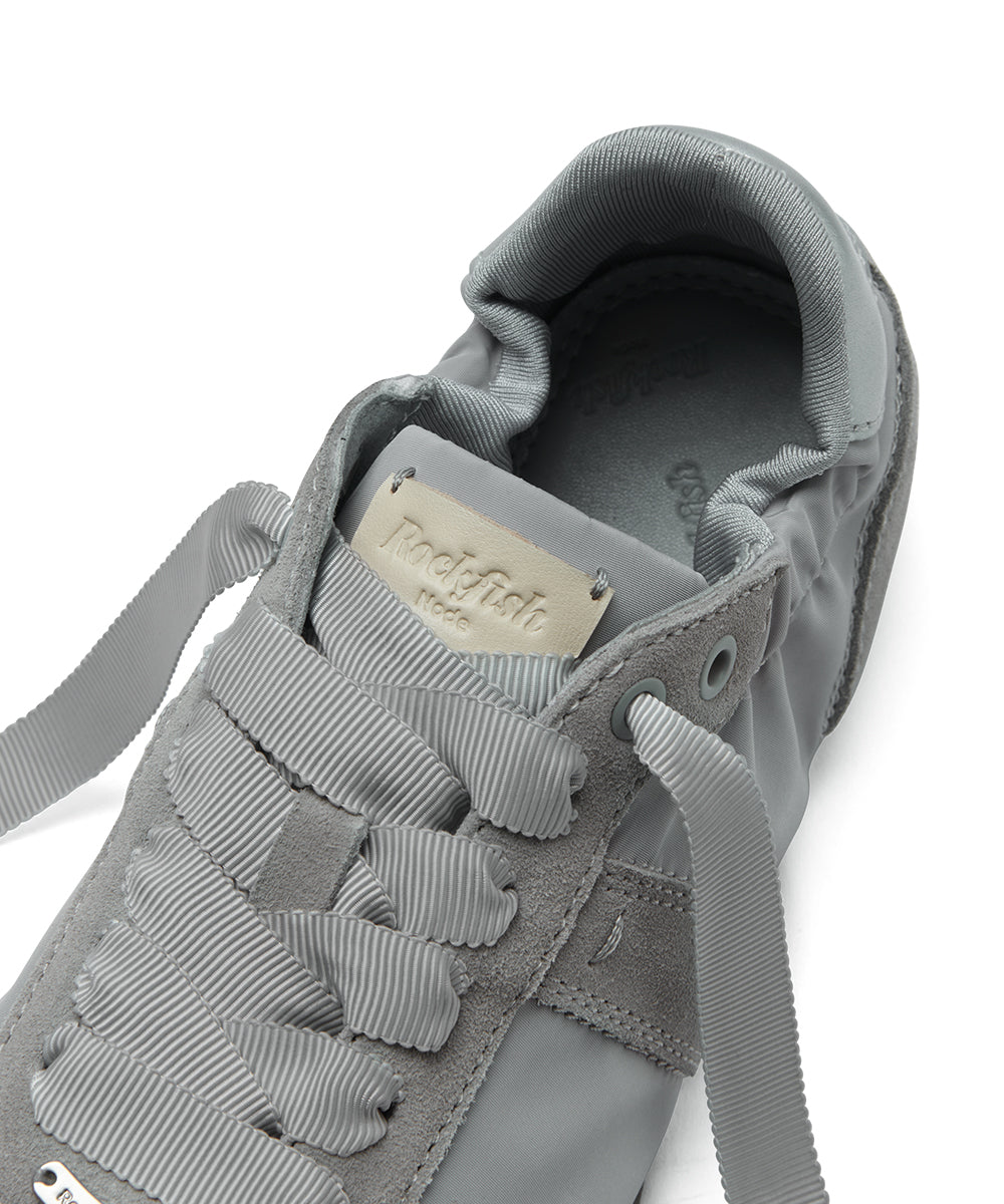 SCRUNCH FLAT SNEAKERS - GREY(GY) UK3.5(230)