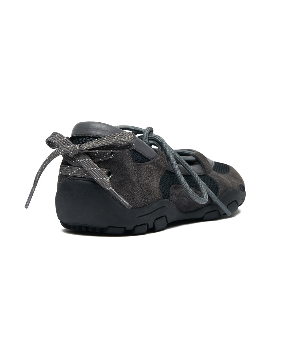 NICOLE LACEUP SNEAKERS - CHARCOAL(CC) UK3.5(230)