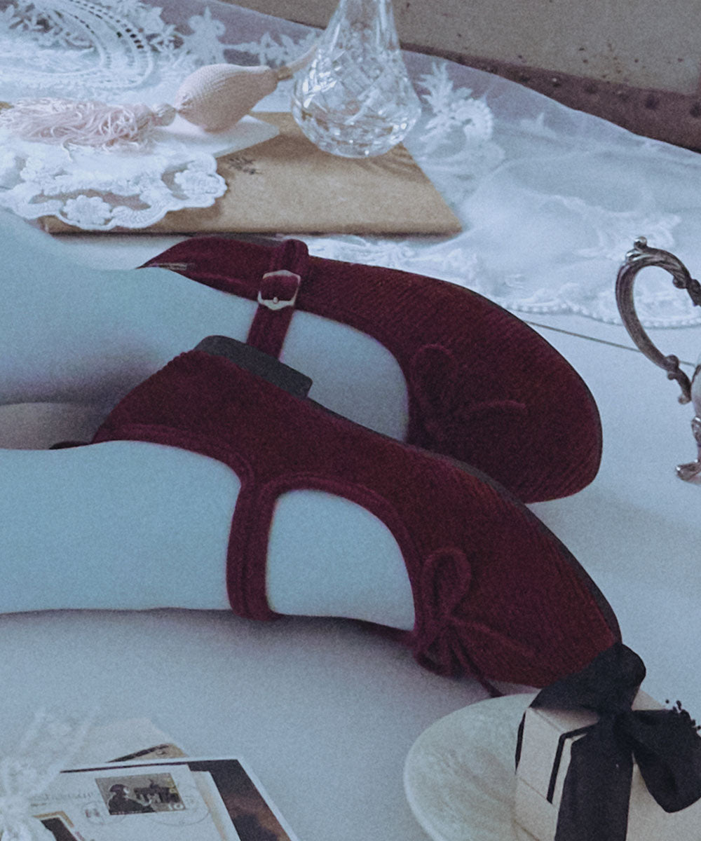 BELLA MARYJANES(CORDUROY) - WINE UK3.5(230)