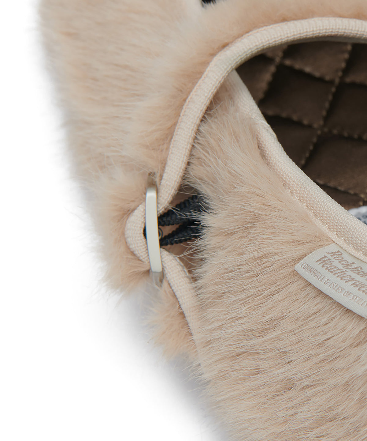 BELLA FUR MARYJANES - BEIGE UK3.5(230)