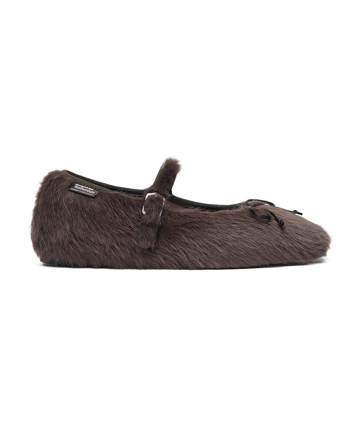 BELLA FUR MARYJANES - BROWN UK3.5(230)