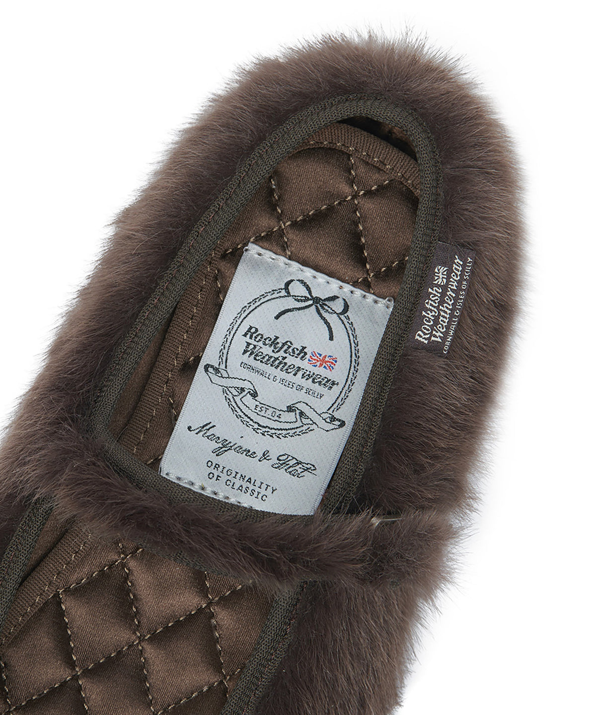BELLA FUR MARYJANES - BROWN UK3.5(230)