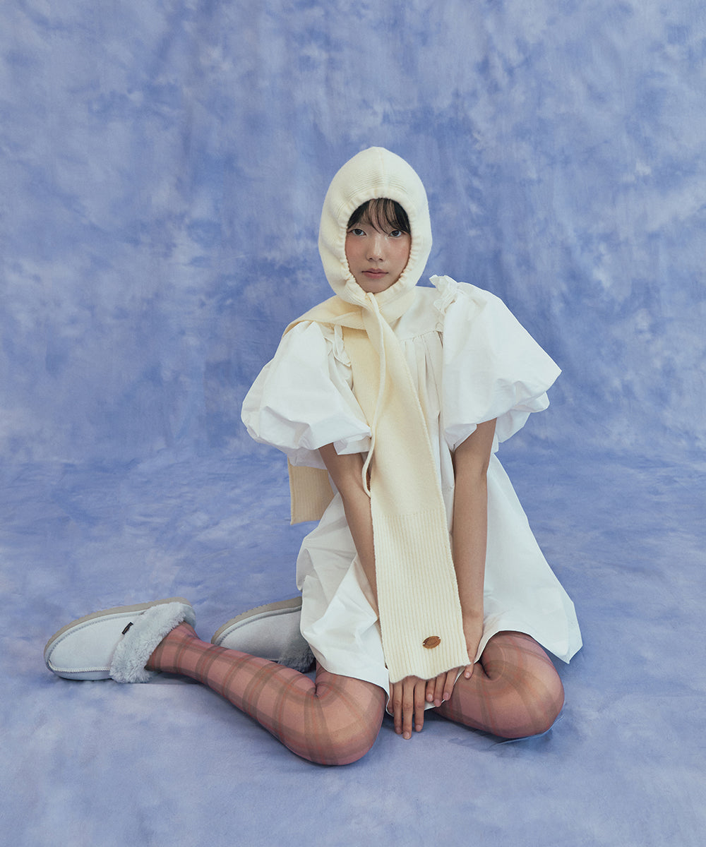 WOOLY BALACLAVA - CREAM FREE