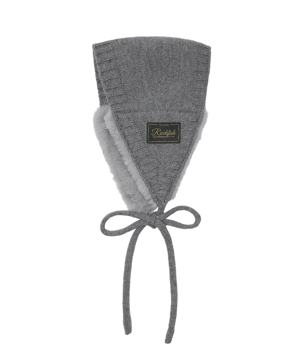 FLUFFY EARMUFF - GREY FREE
