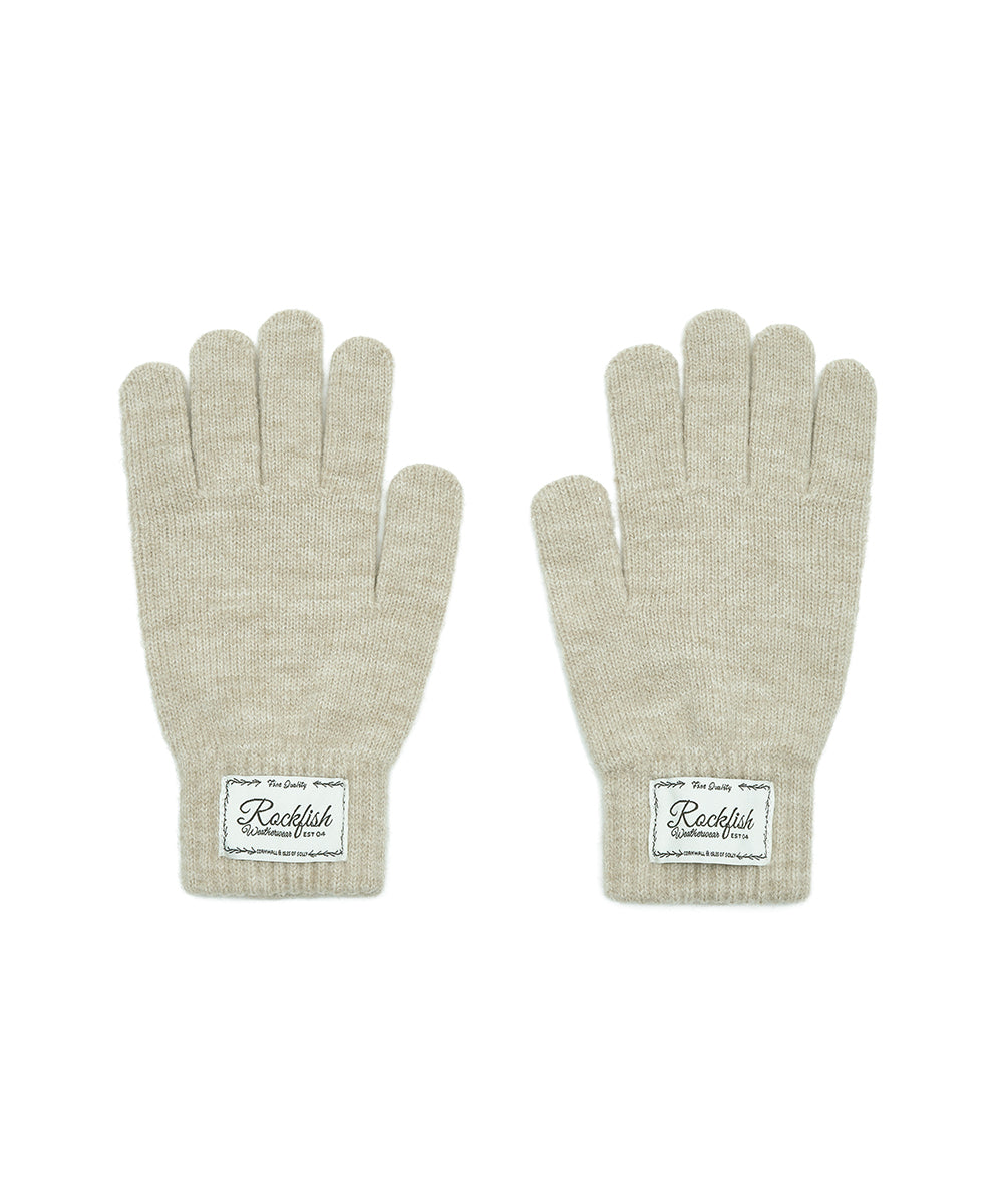 NEW FLUFFY SHORT GLOVES - BEIGE FREE