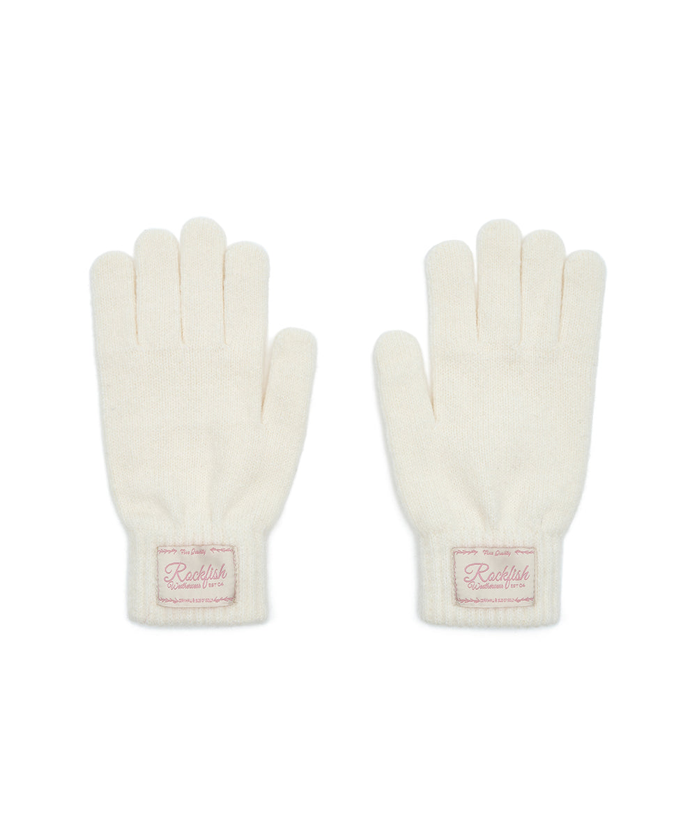 NEW FLUFFY SHORT GLOVES - CREAM FREE
