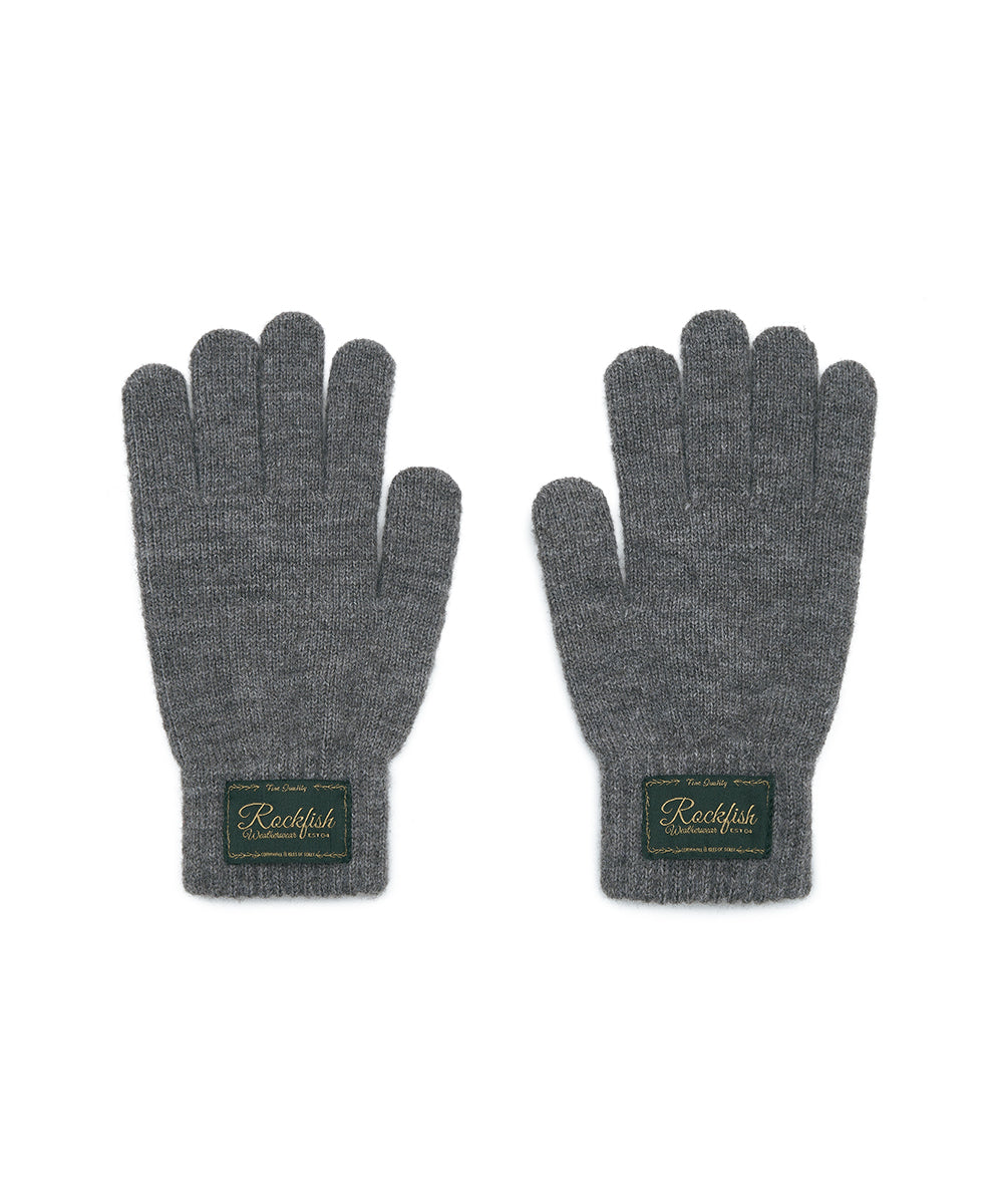 NEW FLUFFY SHORT GLOVES - GREY FREE