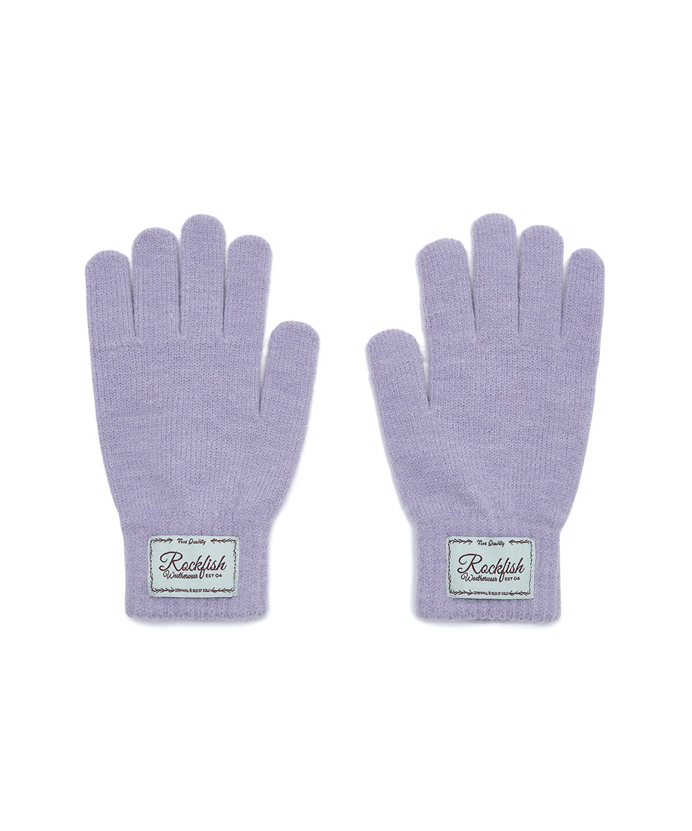 NEW FLUFFY SHORT GLOVES - LILAC FREE