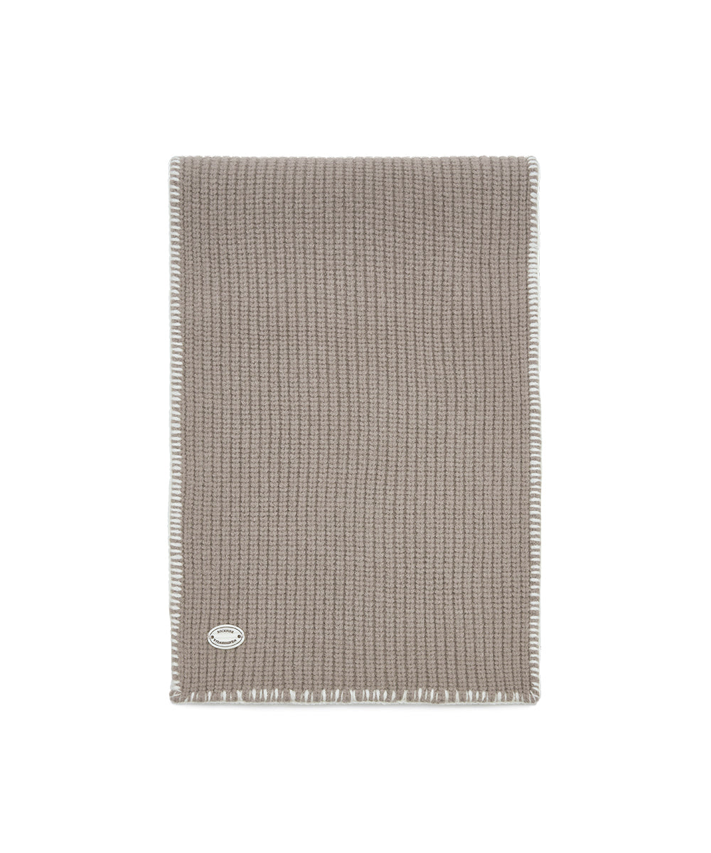 NEW WOOLY SCARF - BEIGE FREE