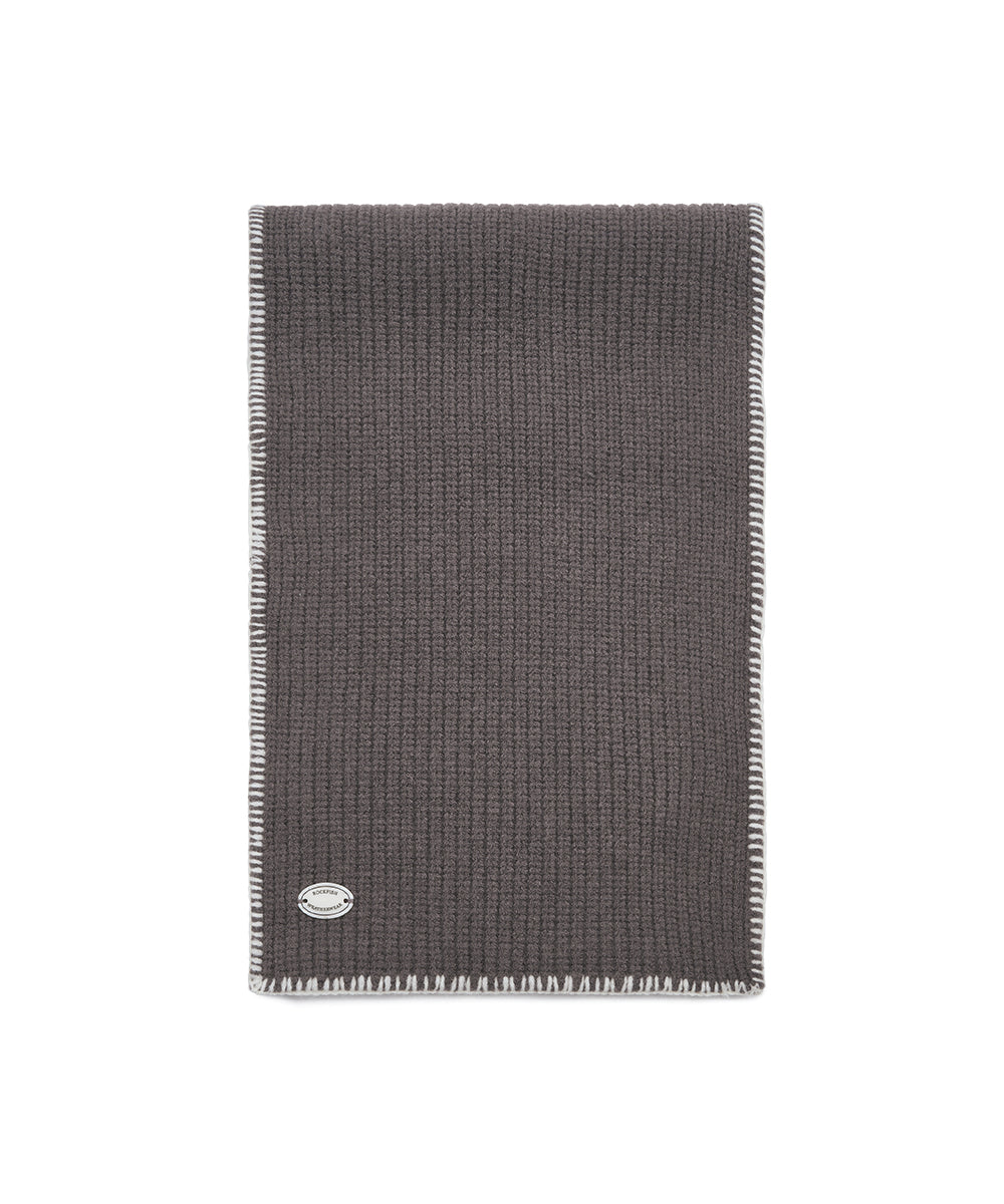 NEW WOOLY SCARF - TAUPE FREE