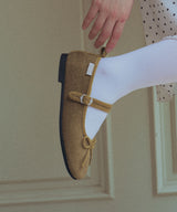 BELLA MARYJANES(CORDUROY) - OLIVE