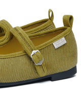 BELLA MARYJANES(CORDUROY) - OLIVE