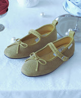 BELLA MARYJANES(CORDUROY) - OLIVE