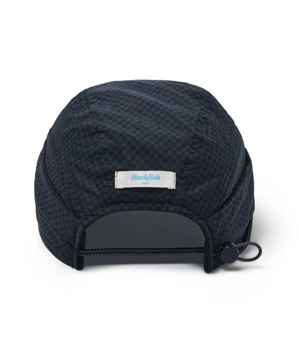 KNOT CAP - BLACK CHECK(BK) FREE