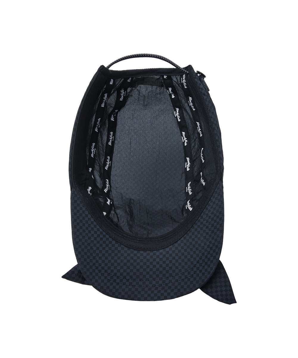 KNOT CAP - BLACK CHECK(BK) FREE
