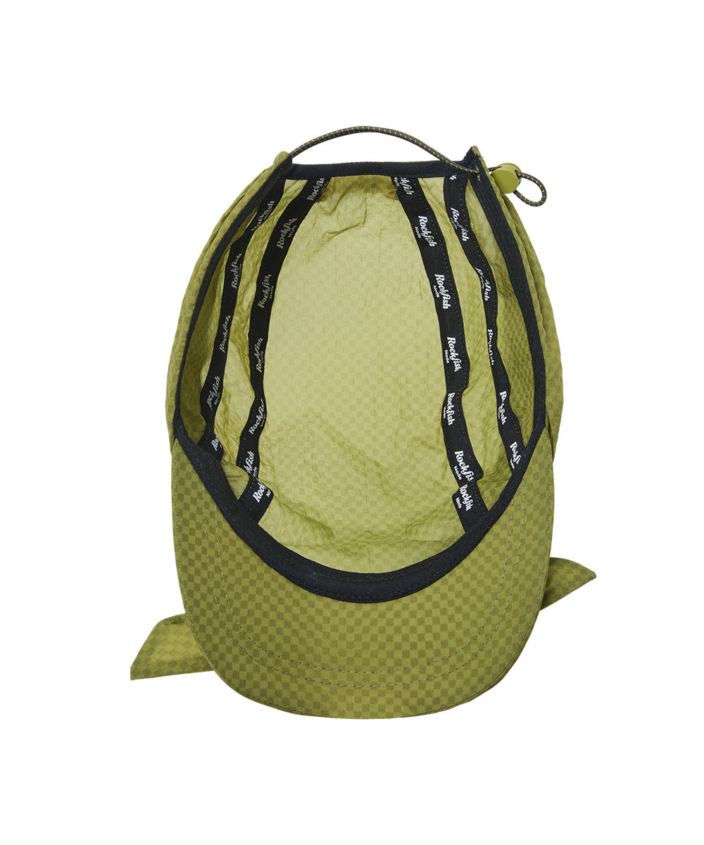 KNOT CAP - OLIVE CHECK(OV) FREE