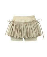 [NODE]BALLOON SKIRT-PANTS - BEIGE
