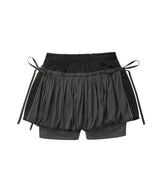 [NODE]BALLOON SKIRT-PANTS - CHARCOAL