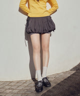 [NODE]BALLOON SKIRT-PANTS - CHARCOAL