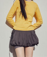 [NODE]BALLOON SKIRT-PANTS - CHARCOAL