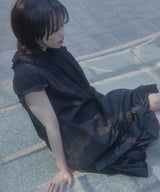 BABYDOLL DRESS - BLACK