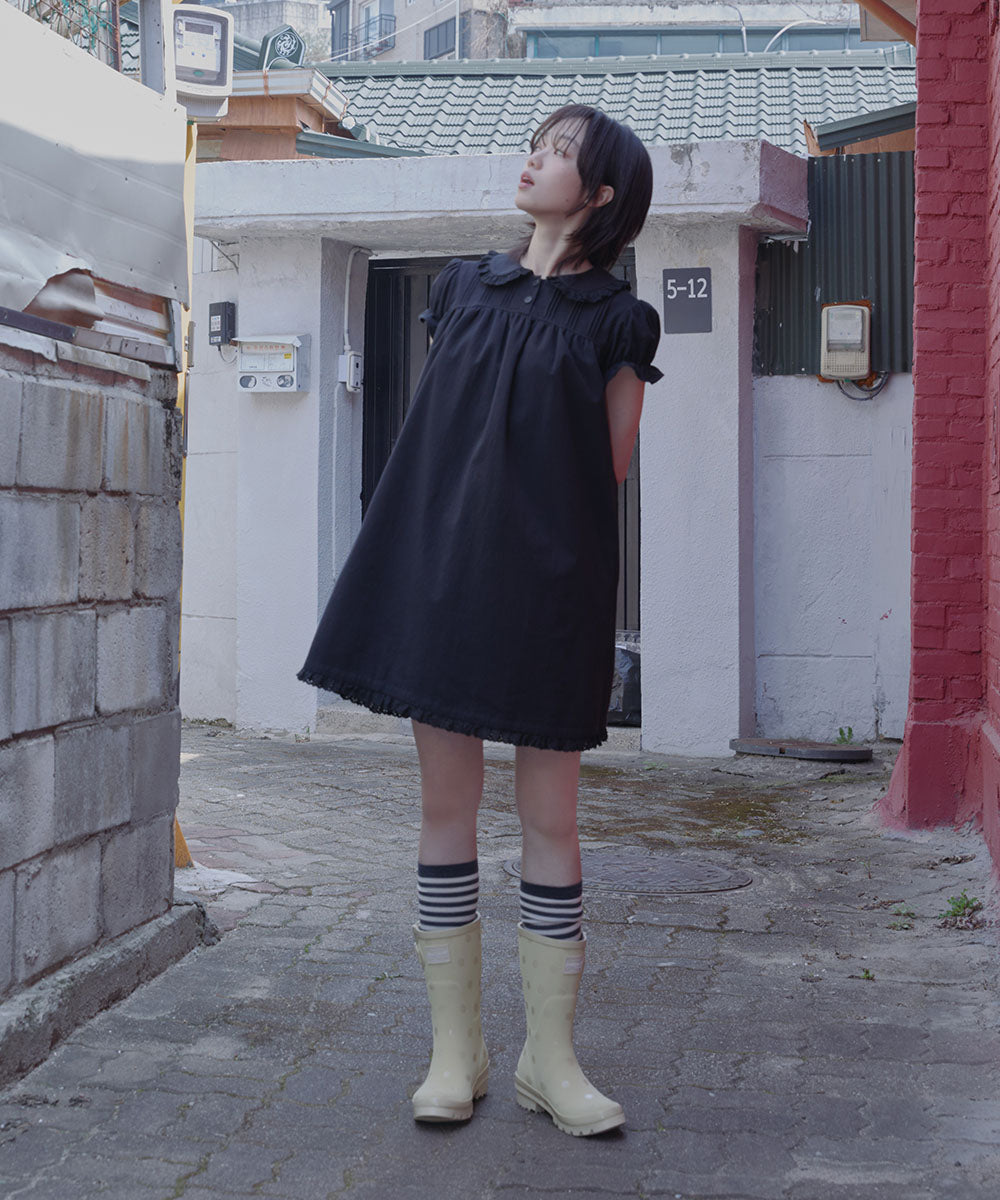 BABYDOLL DRESS - BLACK M