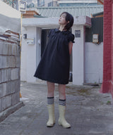 BABYDOLL DRESS - BLACK