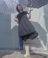 BABYDOLL DRESS - BLACK