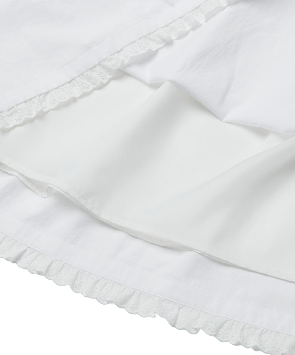 BABYDOLL DRESS - WHITE M