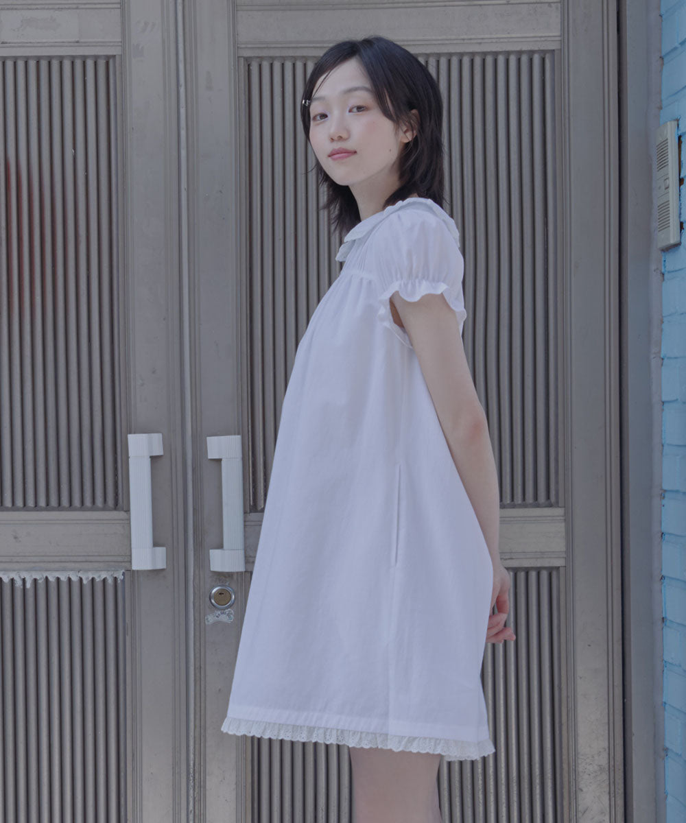BABYDOLL DRESS - WHITE M