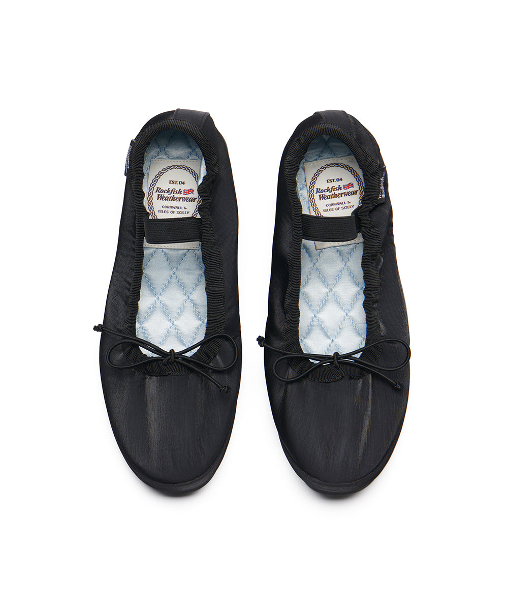 WISLEY SCRUNCH FLATS - BLACK UK3.5(230)