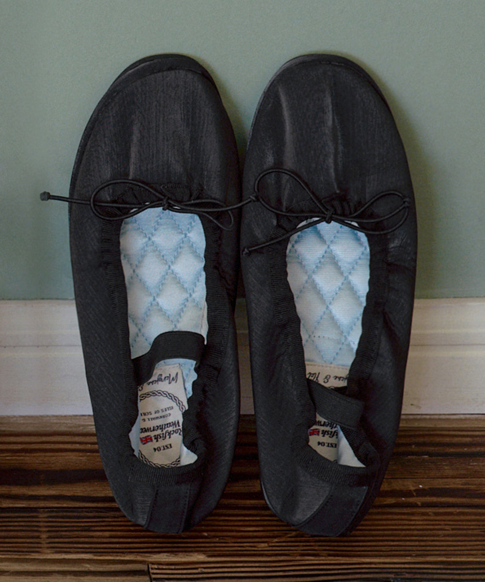WISLEY SCRUNCH FLATS - BLACK UK3.5(230)