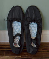 WISLEY SCRUNCH FLATS - BLACK