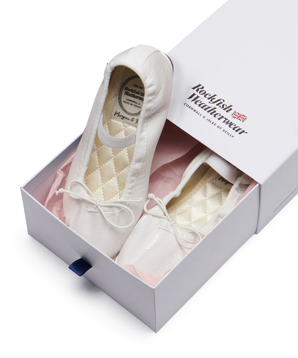 WISLEY SCRUNCH FLATS - WHITE UK3.5(230)