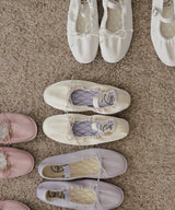 WISLEY SCRUNCH FLATS - WHITE