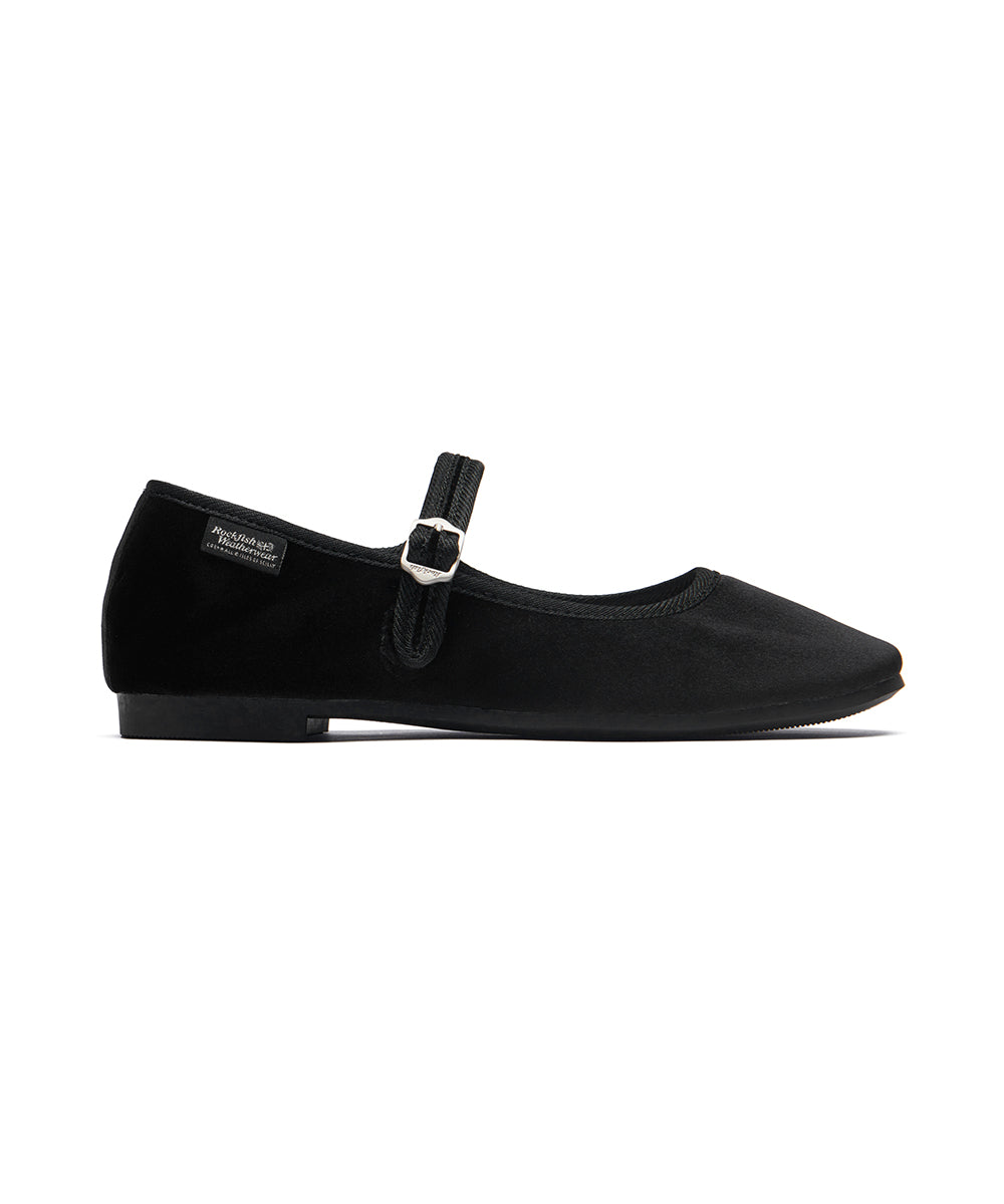 NEW BELLA QUILTED MARYJANES - ALL BLACK UK3.5(230)