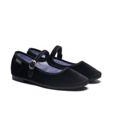 BELLA QUILTED MARYJANES - ALL BLACK