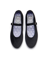 BELLA QUILTED MARYJANES - ALL BLACK