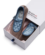 BELLA QUILTED MARYJANES - DARK BROWN