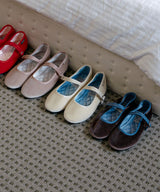 BELLA QUILTED MARYJANES - DARK BROWN