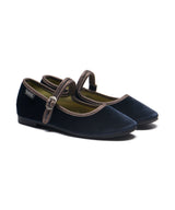 BELLA QUILTED MARYJANES - NAVY