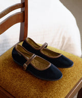 BELLA QUILTED MARYJANES - NAVY