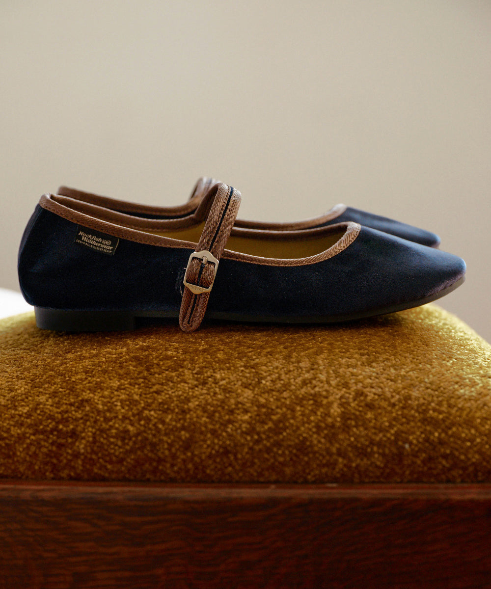 NEW BELLA QUILTED MARYJANES - NAVY UK3.5(230)