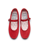 BELLA QUILTED MARYJANES - RED